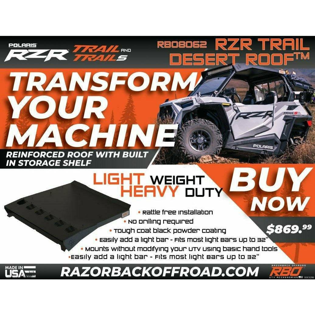 Polaris RZR Trail Desert Roof