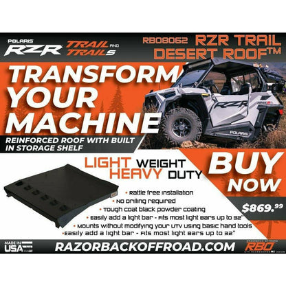 Polaris RZR Trail Desert Roof