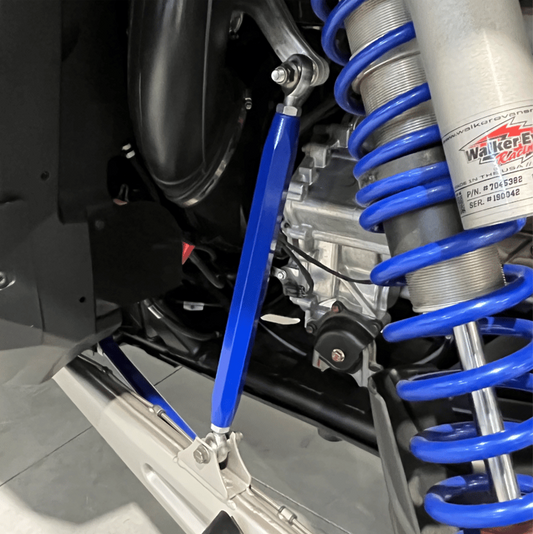 Polaris Pro R Sway Bar Link by AJK Offroad Back Close Up View