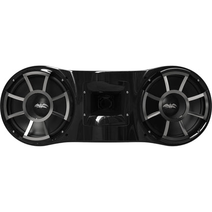 Revolution Series Dual 10" Black Tower Speaker