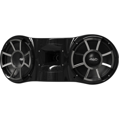 Revolution Series Dual 10" Black Tower Speaker