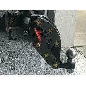 2" Black Anodized Hitch Receiver 10" Drop 12K
