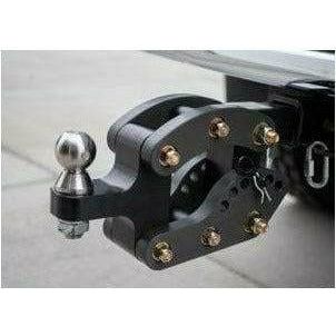 2.5" Black Anodized Hitch Receiver 7" Drop 14K