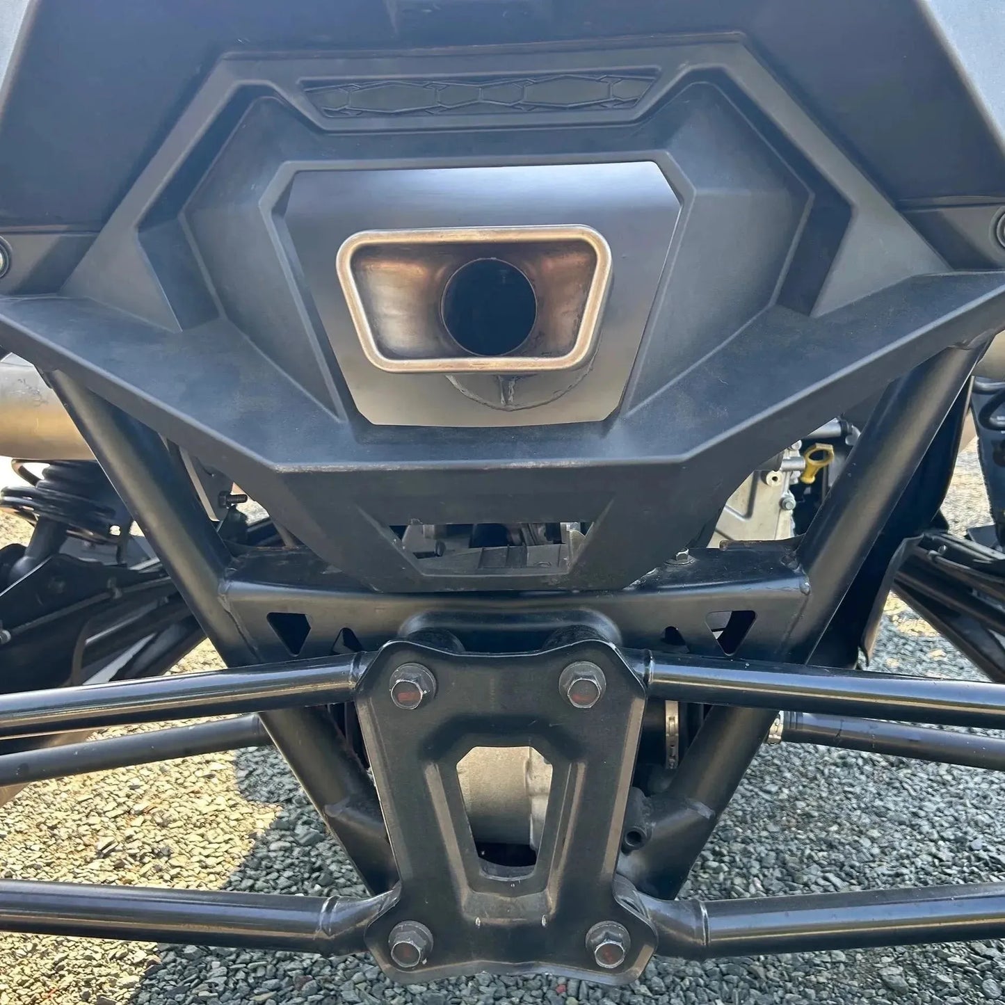 Polaris RZR Pro R Slip-On Exhaust with Center Exit & 3" Side Dump