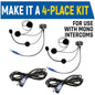 4-Place Intercom Expansion Kit