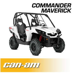 Rugged Radios Can-Am Commander and Maverick Complete Communication Kit with Intercom and 2-Way Radio - Dash Mount