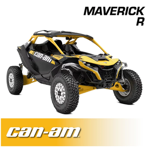 Rugged Radios Can-Am Maverick R Complete Communication Kit with Rocker Switch Intercom and 2-Way Radio