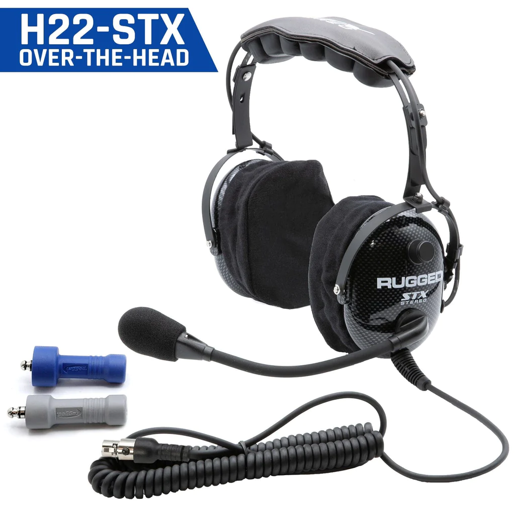Rugged Radios Polaris RZR XP Complete Communication Kit with Rocker Switch Intercom and 2-Way Radio
