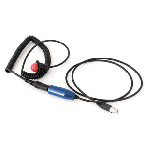 Rugged Radios Hole Mount Steering Wheel Quick Disconnect Push to Talk (PTT) Kit