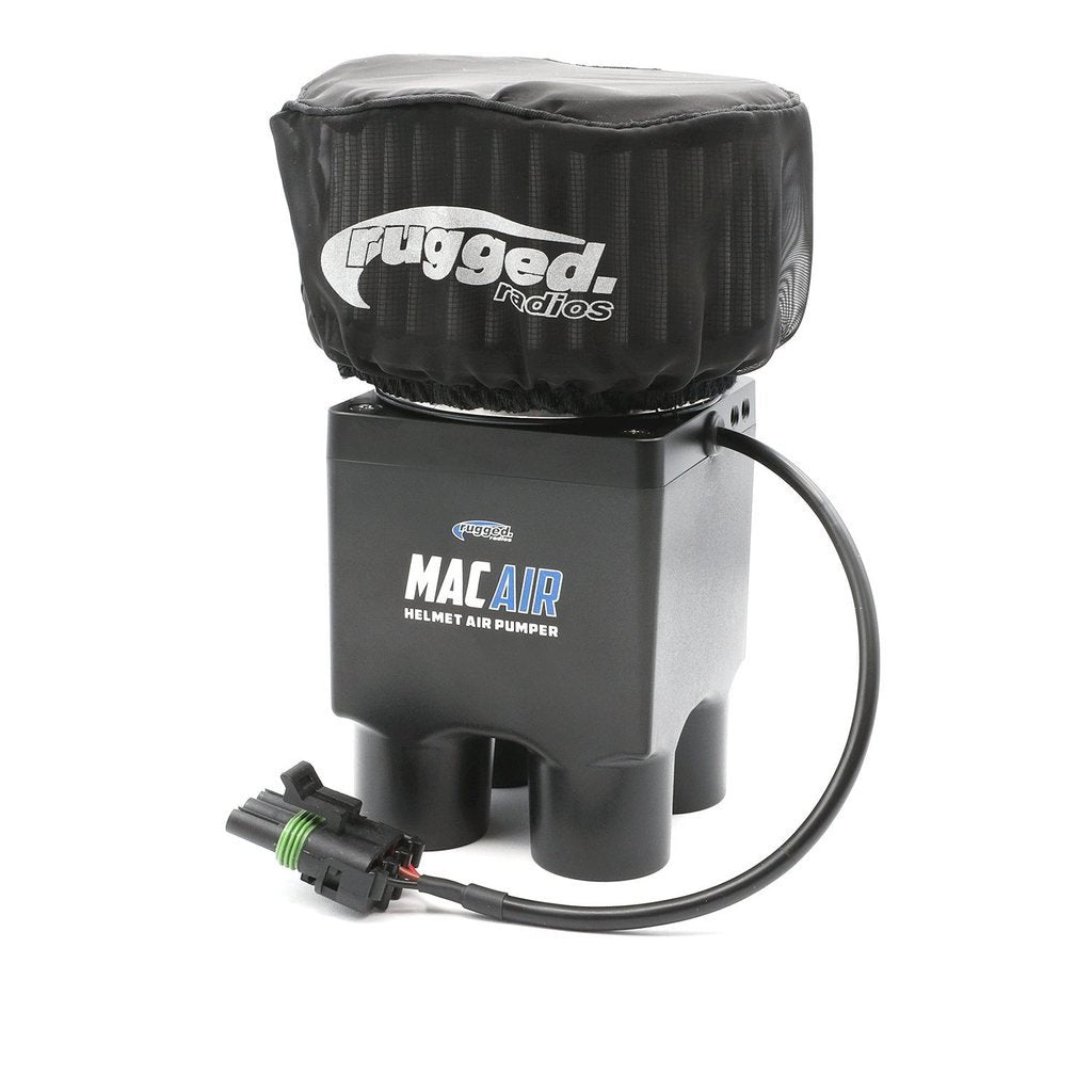 Rugged Radios MAC Air 4-Person Helmet Air Pumper Bundle