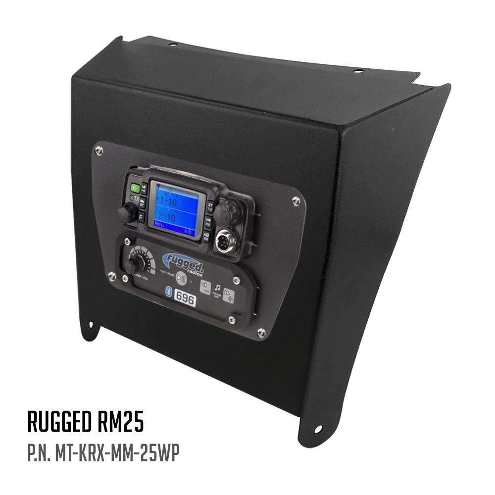 Rugged Radios Kawasaki KRX Multi-Mount Kit for M1 / RM45 / RM60 / GMR45 Radio and Rugged Intercom