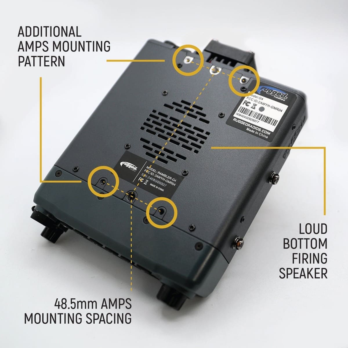 Rugged Radios Rambler G4 GMRS Mobile Radio