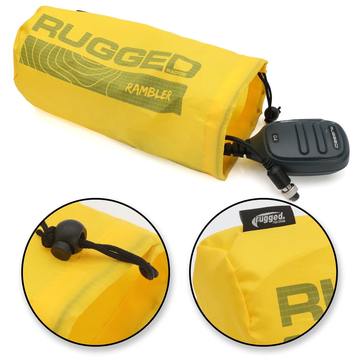 Rugged Radios Rambler G4 High Power Mobile Radio & Fiberglass Antenna Base Camp Kit