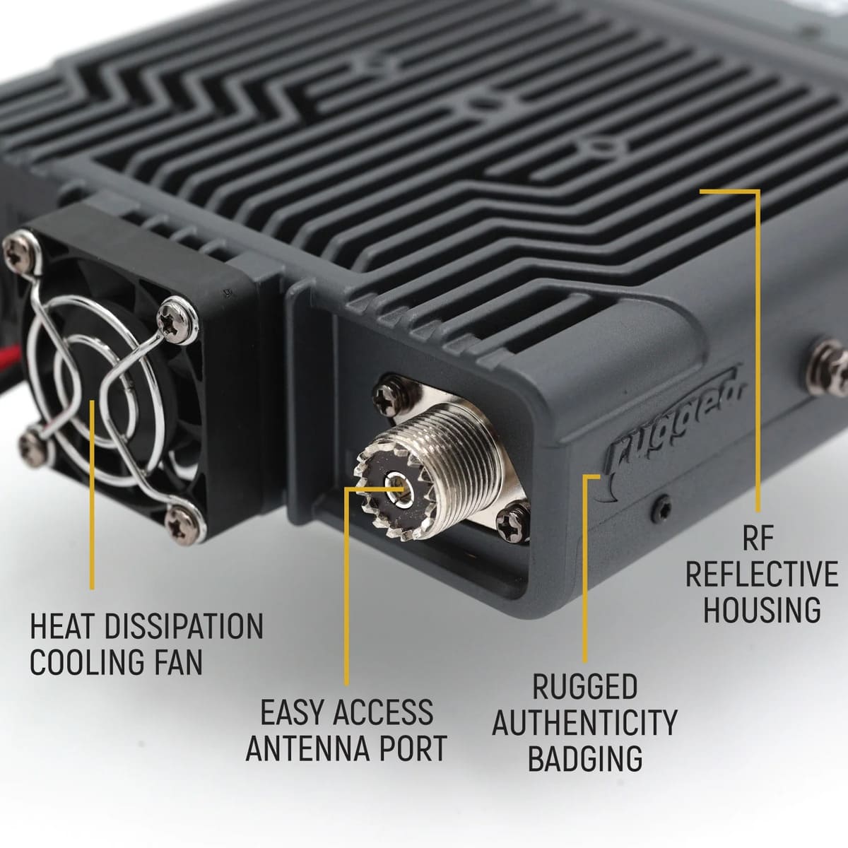 Rugged Radios Rambler G4 High Power Mobile Radio & Fiberglass Antenna Base Camp Kit