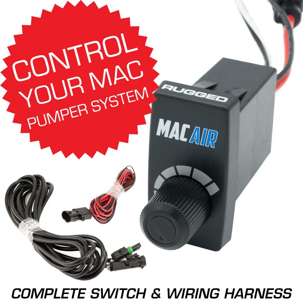 Rugged Radios Rocker Switch Variable Speed Controller (VSC) for MAC Helmet Air Pumper
