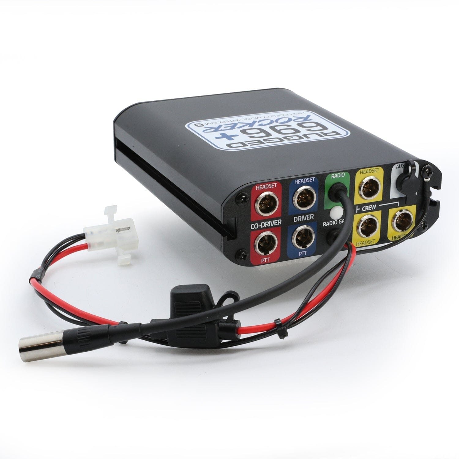 Rugged Radios STX STEREO Remote Head Complete Master Communication Kit w/ Intercom & 2-Way Radio