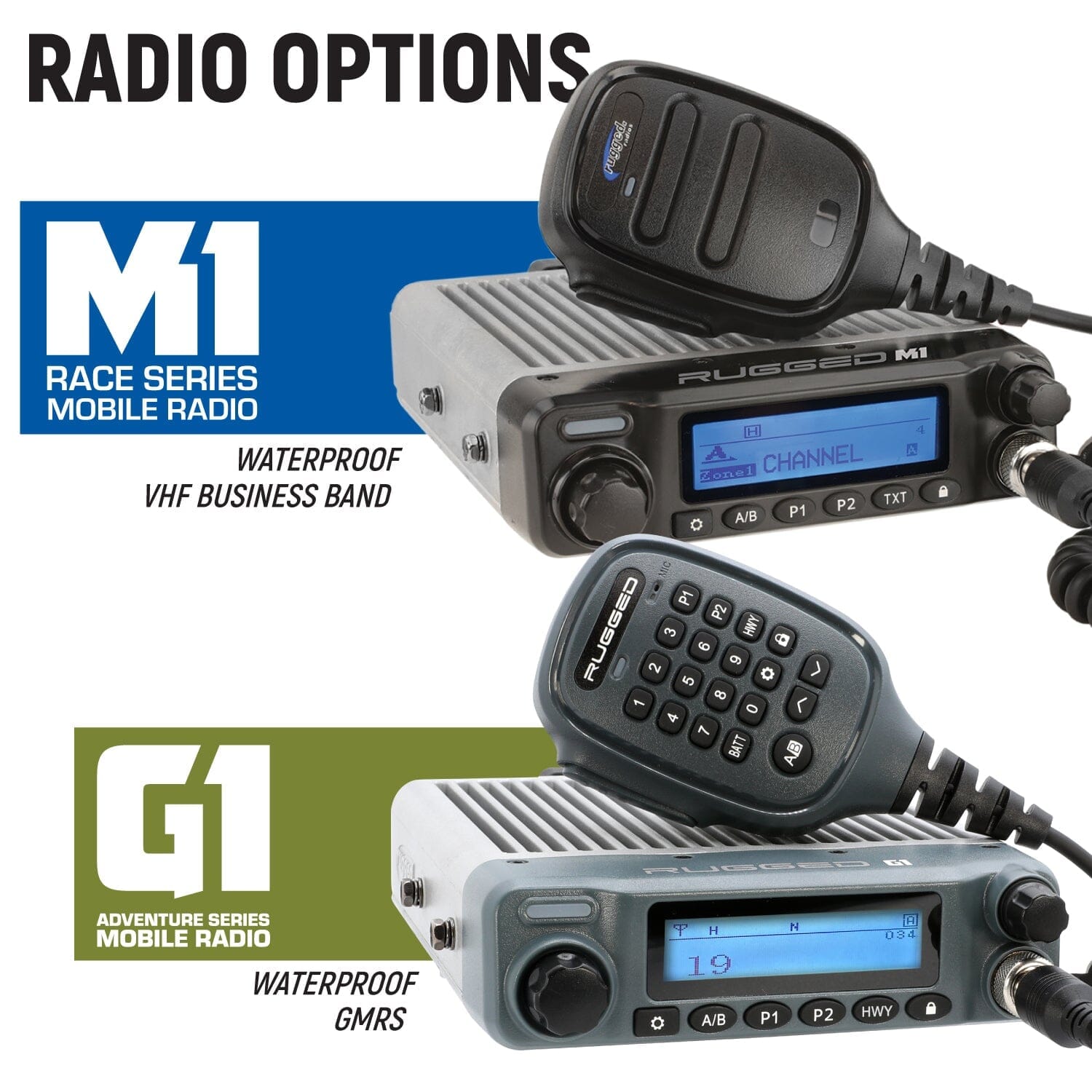 Rugged Radios STX STEREO Remote Head Complete Master Communication Kit w/ Intercom & 2-Way Radio