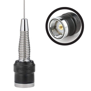 Rugged Radios UHF &amp; VHF Wide Band 1/4 Wave Antenna with Spring (132 - 525 MHz)