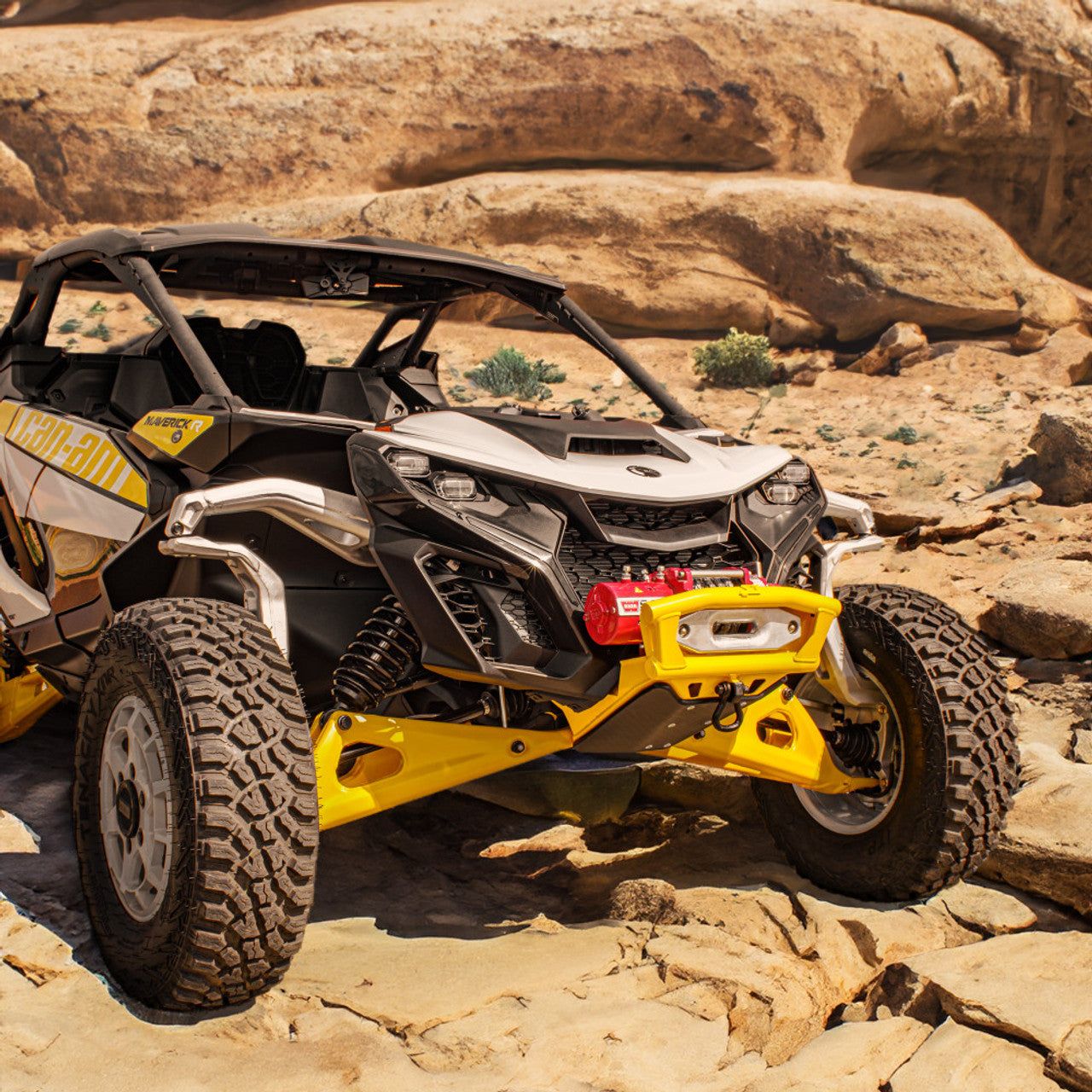 Can Am Maverick R Front Winch Bumper
