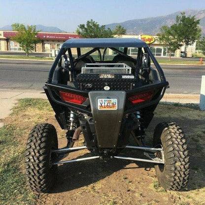 Polaris RZR 4-Seat Raw Lowered Bumper Cage