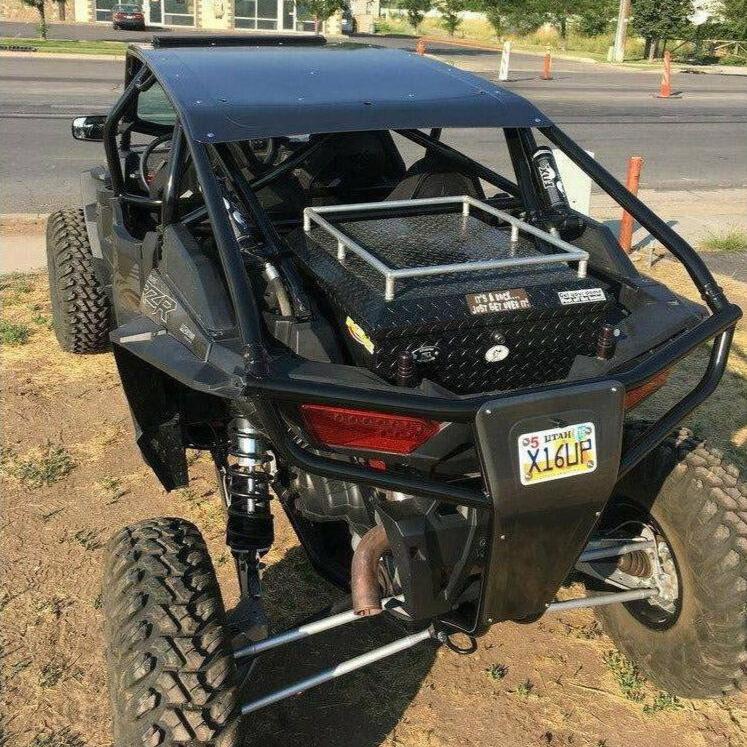 Polaris RZR 4-Seat Raw Lowered Bumper Cage