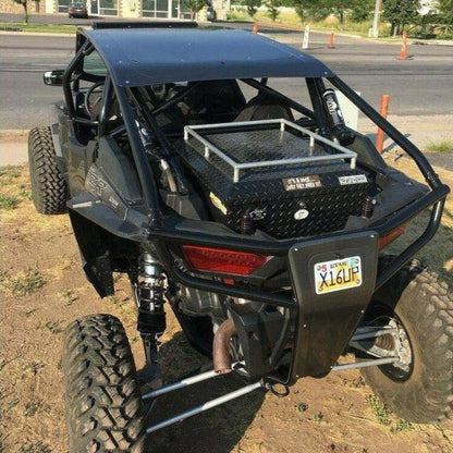 Polaris RZR 4-Seat Raw Lowered Bumper Cage
