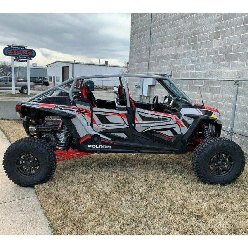 Polaris RZR 4-Seat Raw Lowered Bumperless Cage