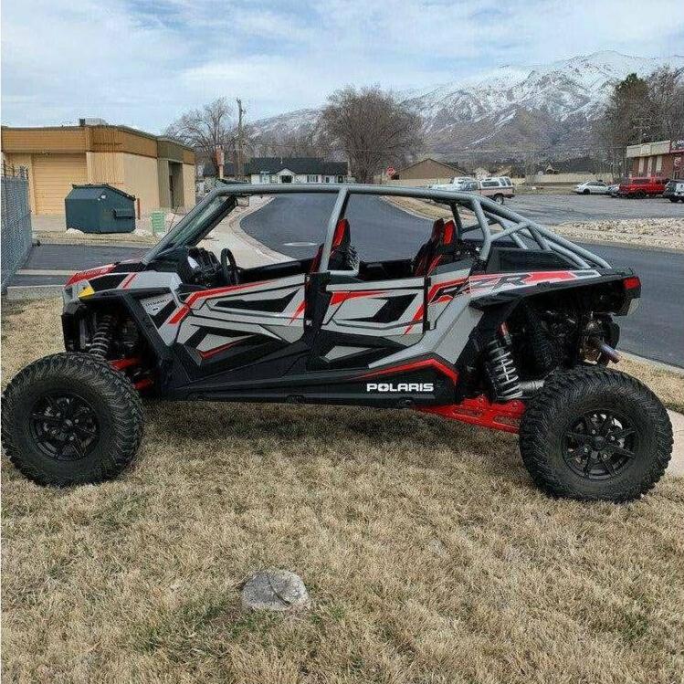 Polaris RZR 4-Seat Raw Lowered Bumperless Cage