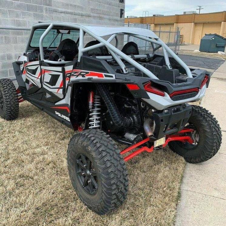 Polaris RZR 4-Seat Raw Lowered Bumperless Cage