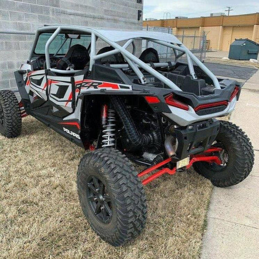 Polaris RZR 4-Seat Raw Lowered Bumperless Cage