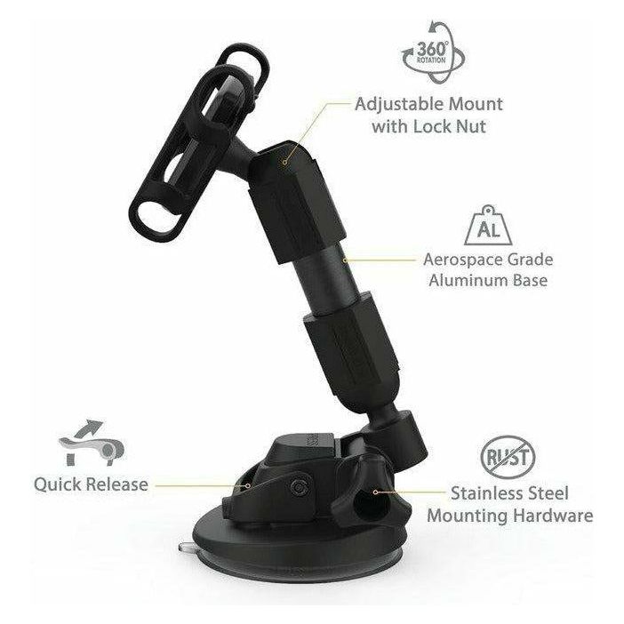 TerraClamp Magnetic Phone Mount with Suction-Cup Base