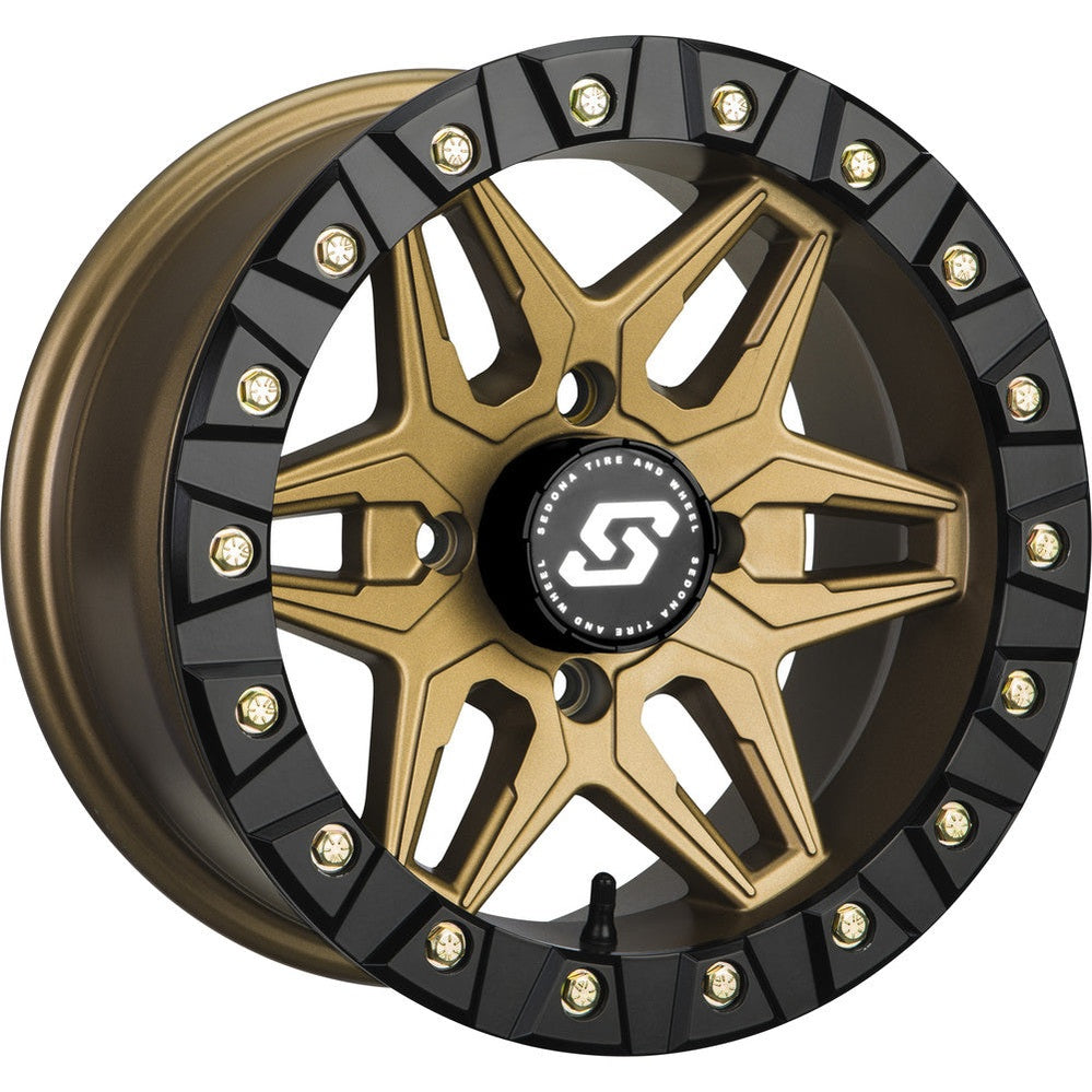 Sedona Black/Bronze Split 6 Beadlock & Maxxis Radial Carnivore Wheel & Tire Kit