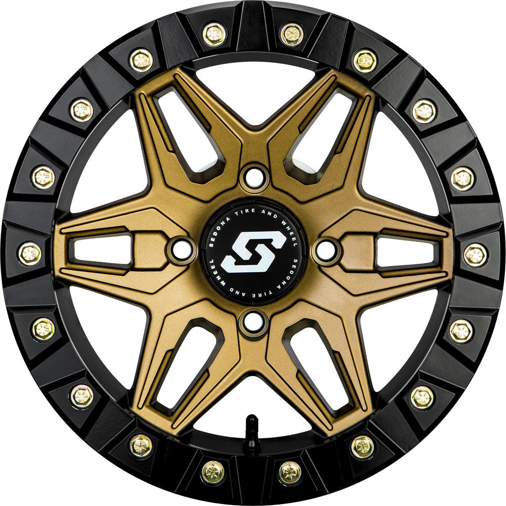 Sedona Black/Bronze Split 6 Beadlock & Maxxis Radial Carnivore Wheel & Tire Kit