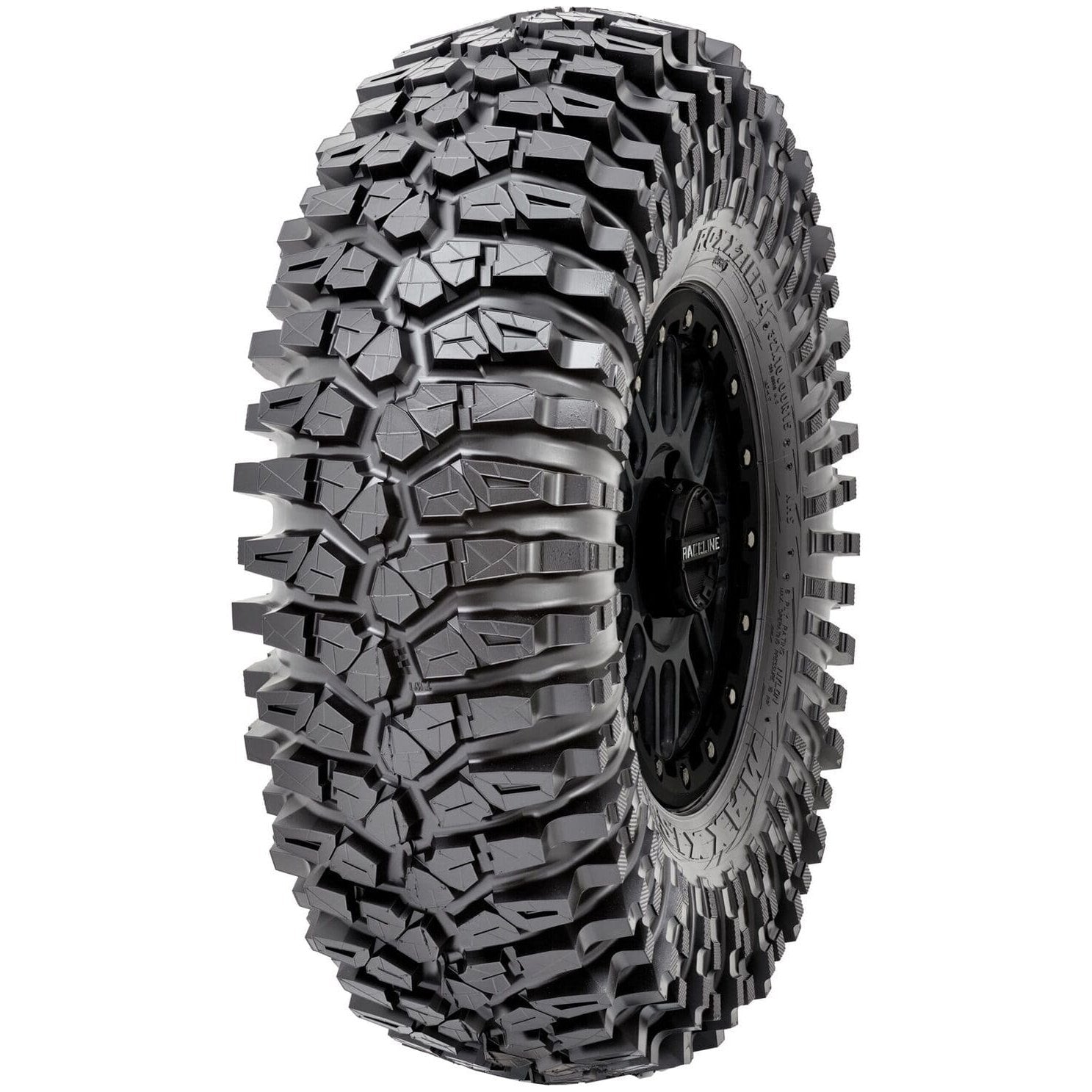 Sedona Black/Machined Split 6 Beadlock & Maxxis Radial Roxxzilla Wheel & Tire Kit