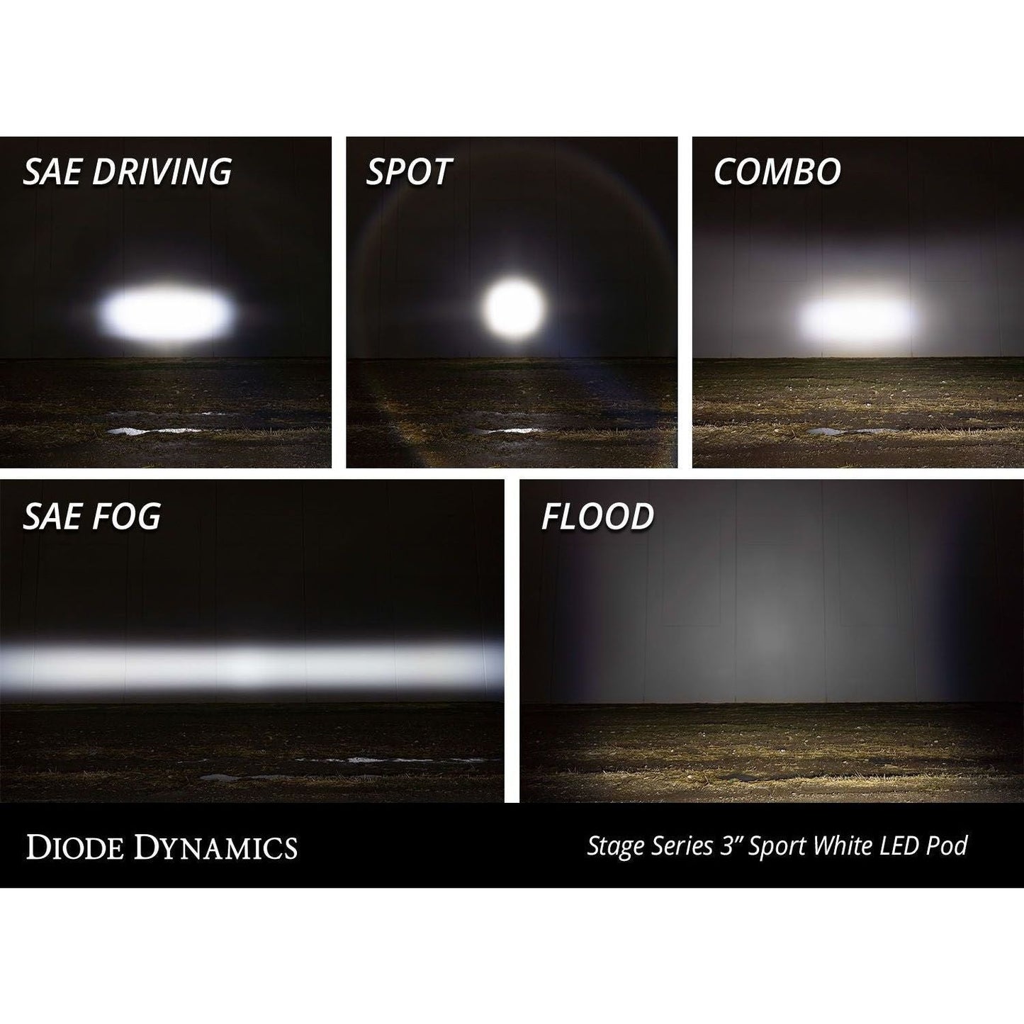 Stage Series 3" Yellow Sport LED Pods (Pair)