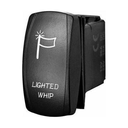 Lighted Whip Rocker Switch
