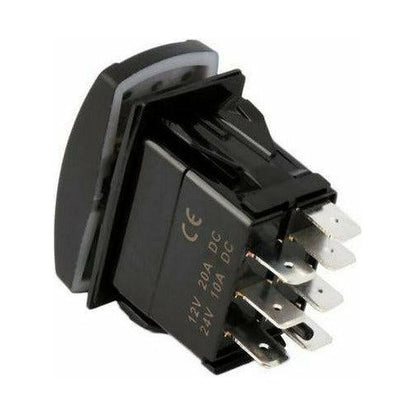 Winch In / Out Momentary Rocker Switch