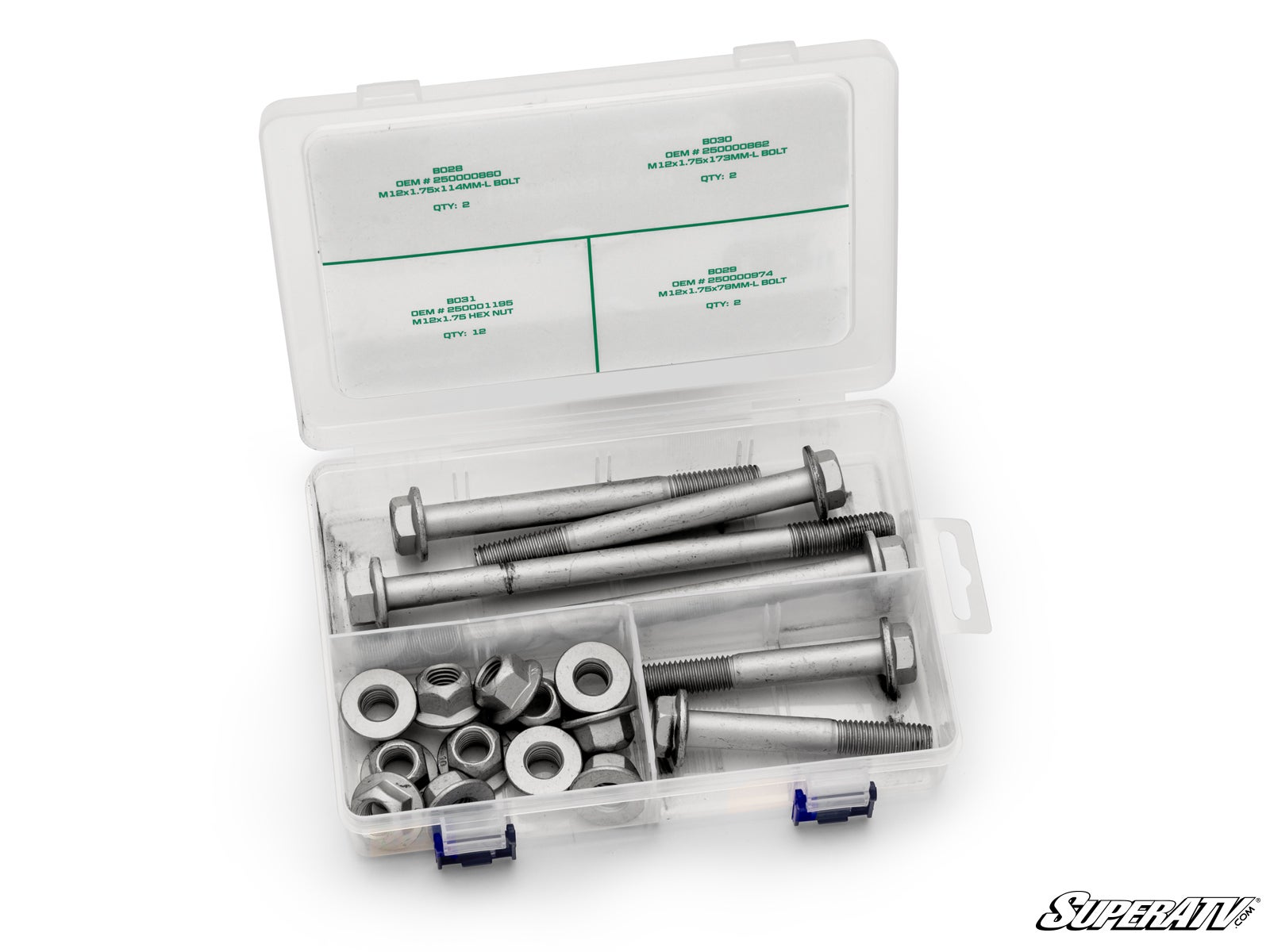 SuperATV '14-'23 Polaris RZR XP 1000 Up & Running Suspension Bolt Kit