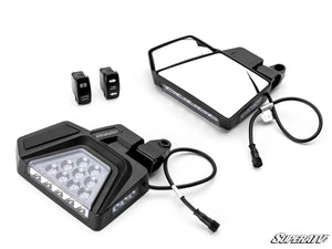 SuperATV '18+ Textron Dual Section Led Side View Mirrors