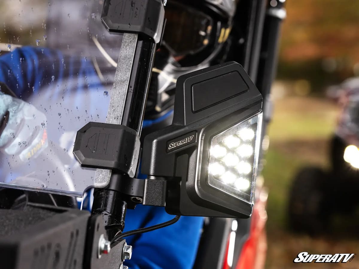 SuperATV '18+ Textron Dual Section Led Side View Mirrors