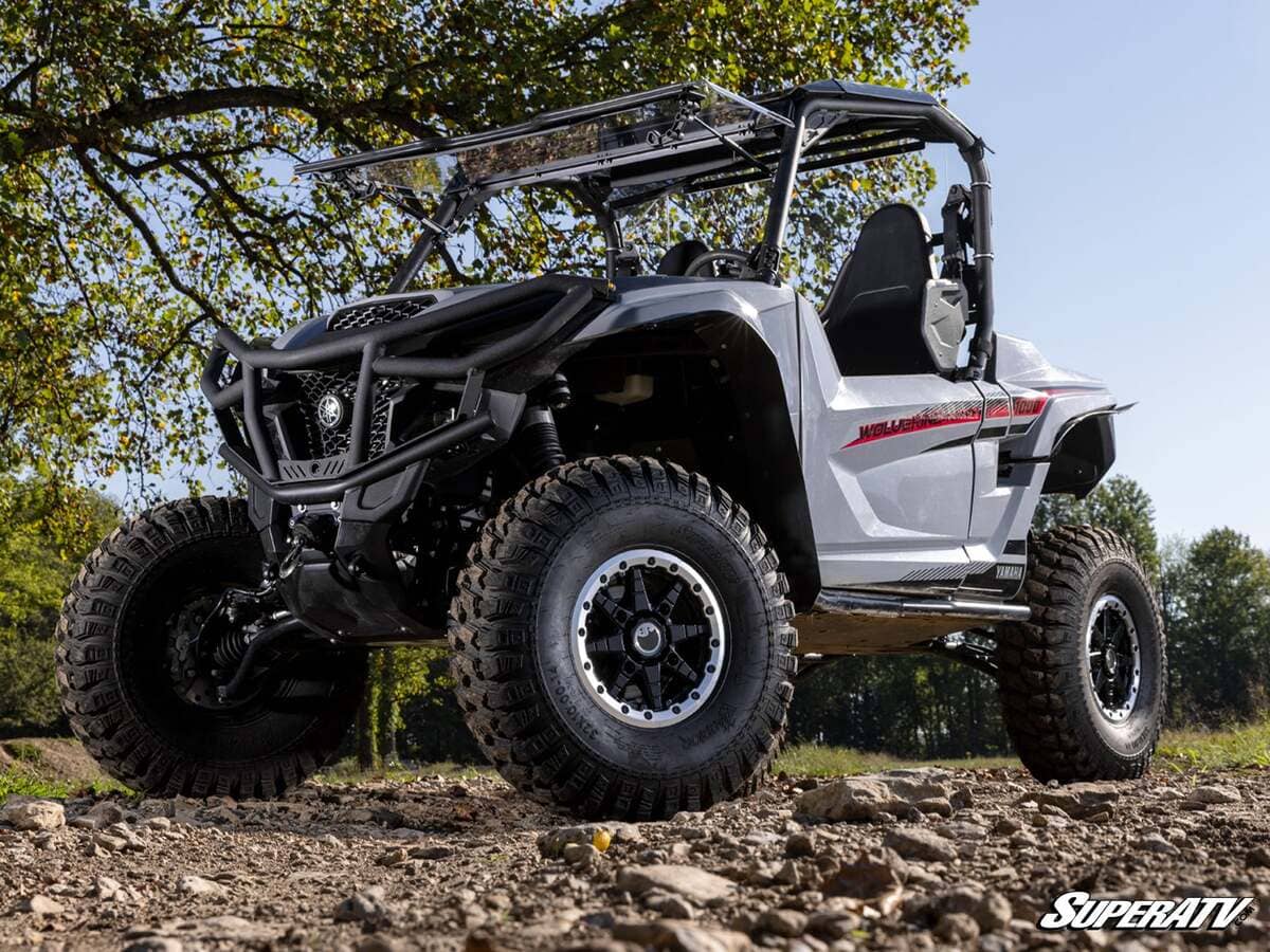 SuperATV 18+ Yamaha Wolverine X4 850 Scratch Resistant Flip Windshield