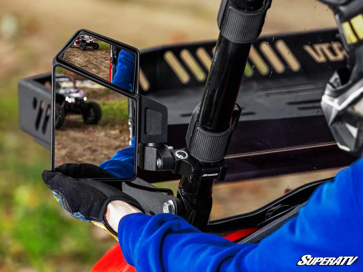 SuperATV '19+ Tracker XTR 1000 Dual Section Led Side View Mirrors