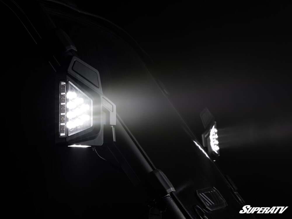 SuperATV Kawasaki Dual Section LED Side View Mirrors