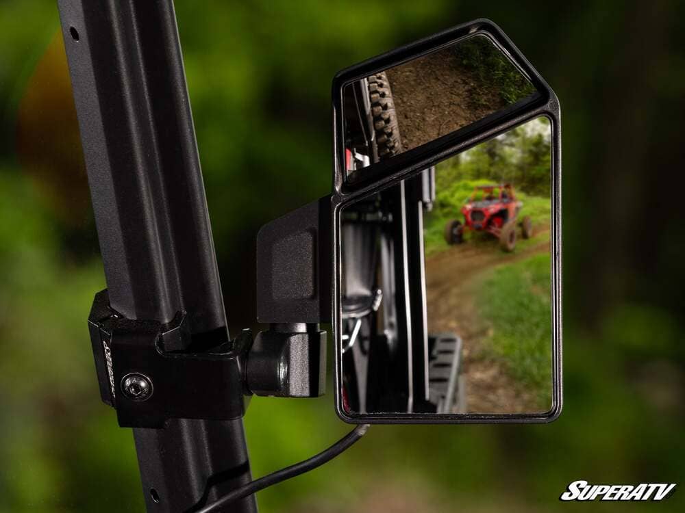 SuperATV Kawasaki Dual Section LED Side View Mirrors