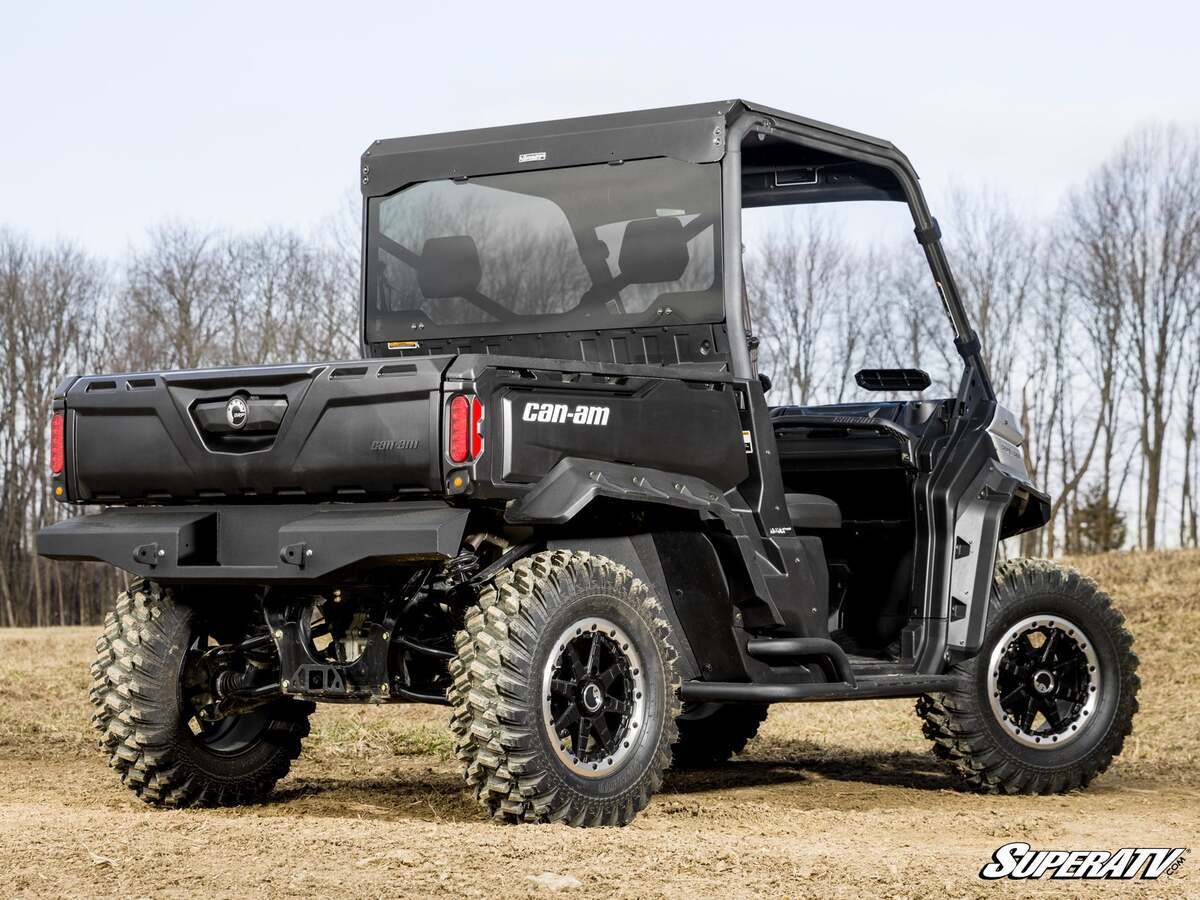 SuperATV Can-Am Defender Rear Glass Windshield