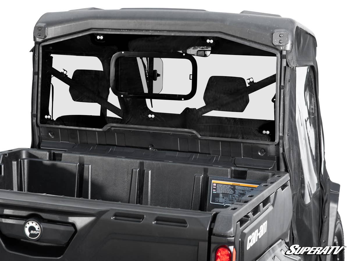 SuperATV Can-Am Defender HD11 Sliding Rear Windshield