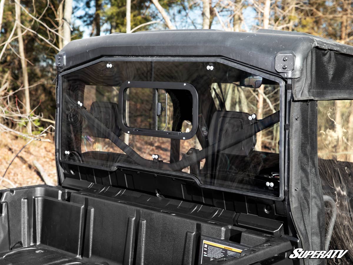 SuperATV Can-Am Defender HD11 Sliding Rear Windshield