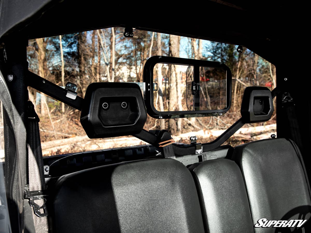 SuperATV Can-Am Defender HD11 Sliding Rear Windshield