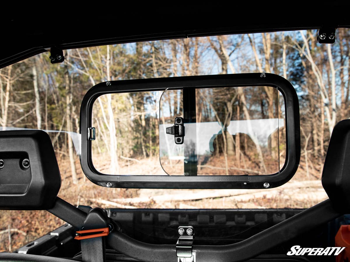 SuperATV Can-Am Defender HD11 Sliding Rear Windshield