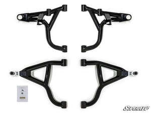 SuperATV Can-Am Maverick Trail High Clearance 1.5" Forward Offset A-Arms